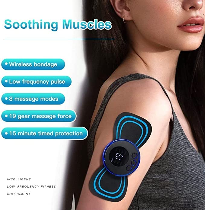 EMS Butterfly Neck Rechargeable Massager